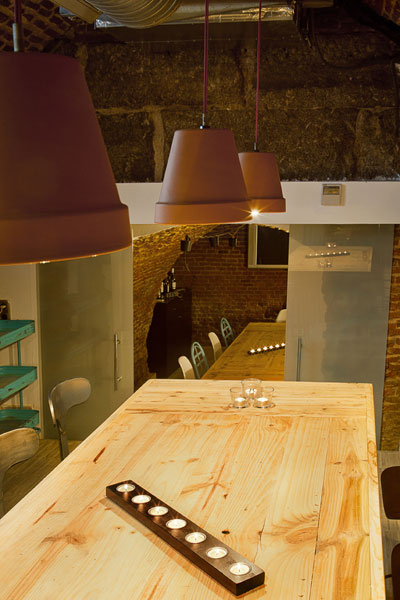 Mesa Reframe en el restaurante Mr Frank